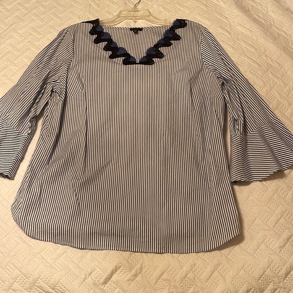 Seersucker top